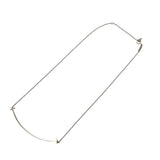ティファニー TIFFANY＆CO Tスマイルネックレスラージ ピンクゴールド Au750 ジュエリー