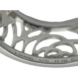 シャネル CHANEL カメリアダイヤリング ホワイトゴールド Au750 ジュエリー