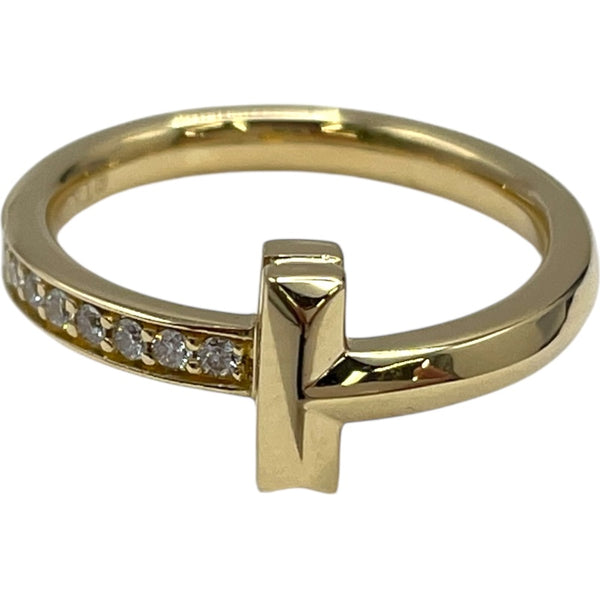 ティファニー TIFFANY＆CO Tワンリング ゴールド Au750 ジュエリー