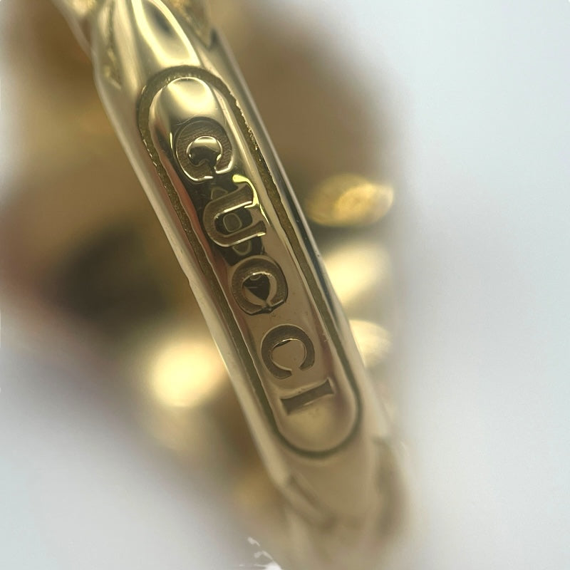 グッチ GUCCI ライオンヘッドリング ゴールド Au750 ジュエリー