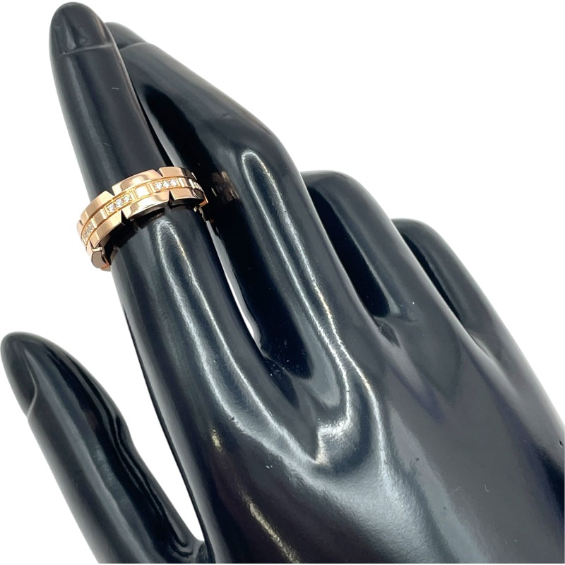 カルティエ Cartier タンクフランセーズ ハーフダイヤリング ピンクゴールド 750 ジュエリー