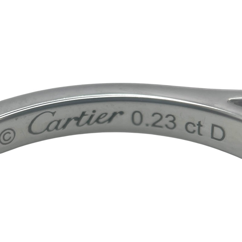カルティエ Cartier 1895ソリテールリング プラチナ Pt950 D ジュエリー