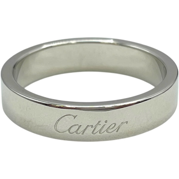 カルティエ Cartier エングレーブドリング プラチナ Pt950 ジュエリー