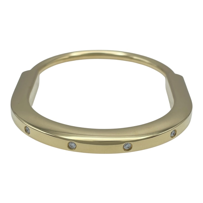 ティファニー TIFFANY＆CO ロックダイヤバングル ゴールド Au750 ダイヤモンド ジュエリー