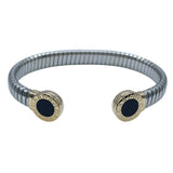 ブルガリ BVLGARI ブルガリブルガリトゥボガスバングル ゴールド/ステンレススチール K18YG/SS ジュエリー