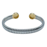 ブルガリ BVLGARI ブルガリブルガリトゥボガスバングル ゴールド/ステンレススチール K18YG/SS ジュエリー