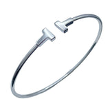 ティファニー TIFFANY＆CO Tワイヤーブレス ホワイトゴールド K18WG ジュエリー