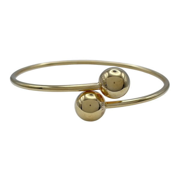 ティファニー TIFFANY＆CO ボールワイヤブレスレット ゴールド K18YG ジュエリー