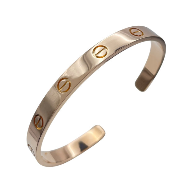 カルティエ Cartier オープンラブブレス ピンクゴールド 750 ジュエリー