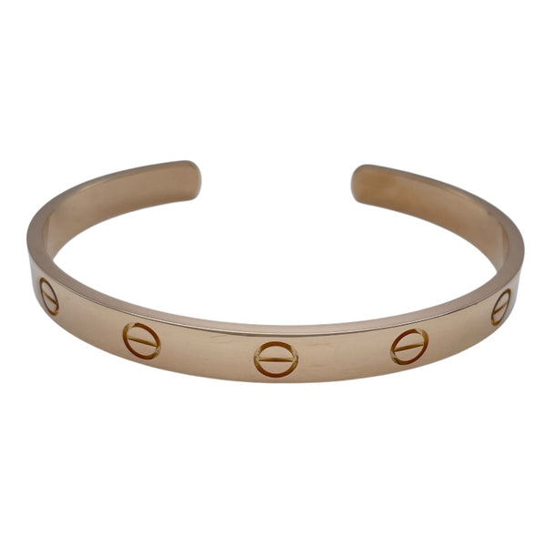 カルティエ Cartier オープンラブブレス ピンクゴールド 750 ジュエリー