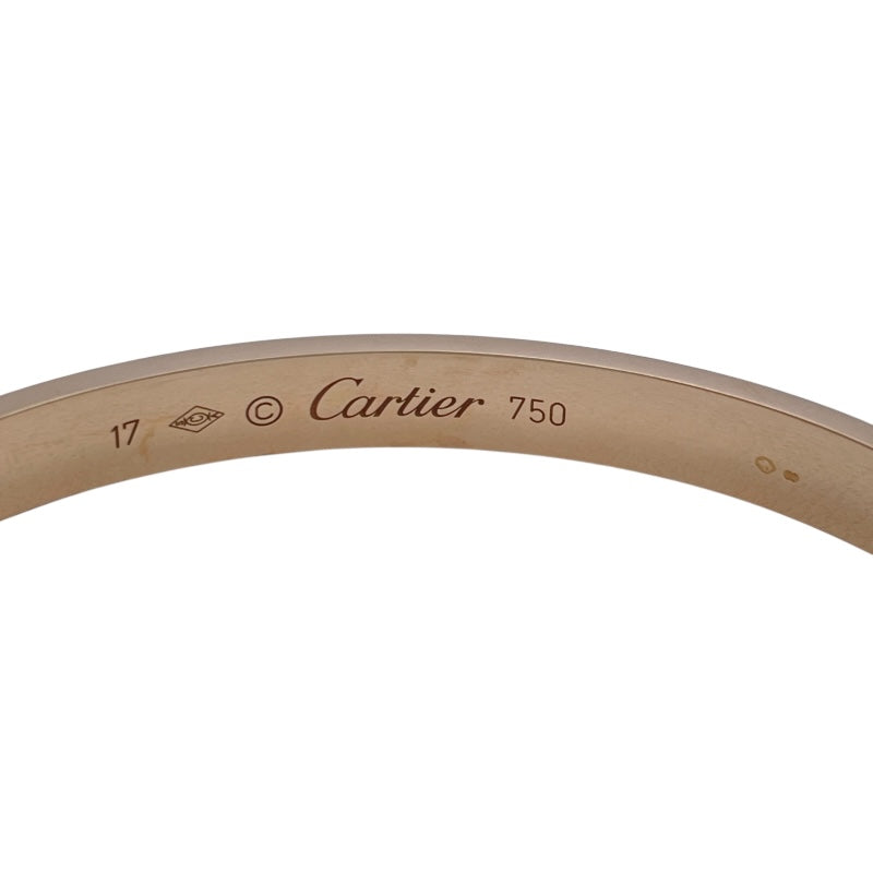 カルティエ Cartier オープンラブブレス ピンクゴールド 750 ジュエリー
