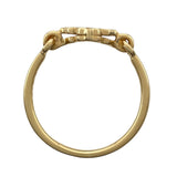 カルティエ Cartier ヒンドゥフローラルリング ゴールド 750 ダイヤモンド ジュエリー