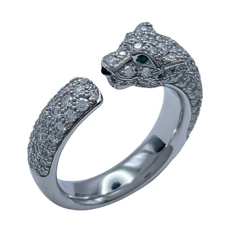 カルティエ Cartier パンテールドゥカルティエリング ホワイトゴールド Au750 ダイヤモンド（137個） ジュエリー