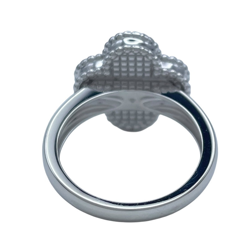 ヴァンクリーフ＆アーペル Van Cleef & Arpels ヴィンテージアルハンブラリング ホワイトゴールド Au750 ジュエリー