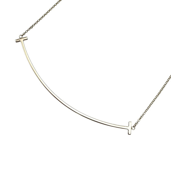 JaneTIFFANY&CO.ネックレス ティファニー TIFFANY＆CO Tスマイルネックレスラージ ピンクゴールド