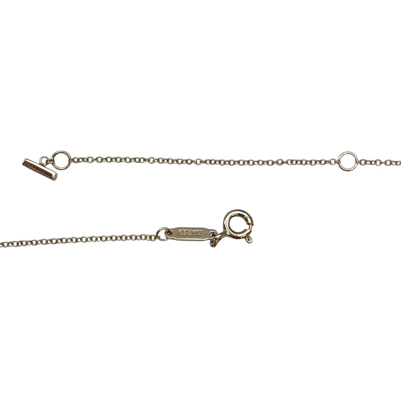 ティファニー TIFFANY＆CO Tスマイルネックレスラージ ピンクゴールド Au750 ジュエリー