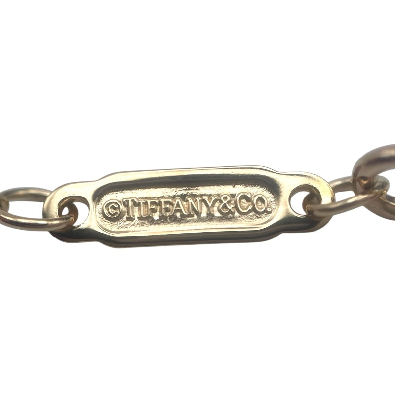 ティファニー TIFFANY＆CO Tスマイルネックレスラージ ピンクゴールド Au750 ジュエリー
