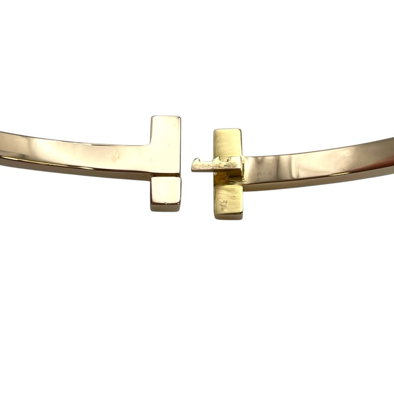 ティファニー TIFFANY＆CO Tワンナローヒンジバングル ピンクゴールド Au750 ジュエリー