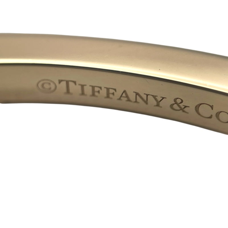 ティファニー TIFFANY＆CO Tワンナローヒンジバングル ピンクゴールド Au750 ジュエリー
