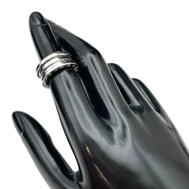 ブルガリ BVLGARI ビーゼロワンリング3バンド(S) ホワイトゴールド 750 ジュエリー