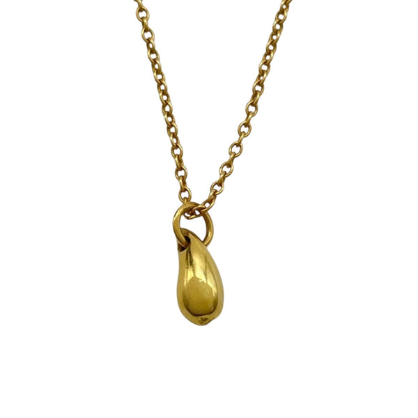ティファニー TIFFANY＆CO ティアドロップネックレス ゴールド K18YG ジュエリー