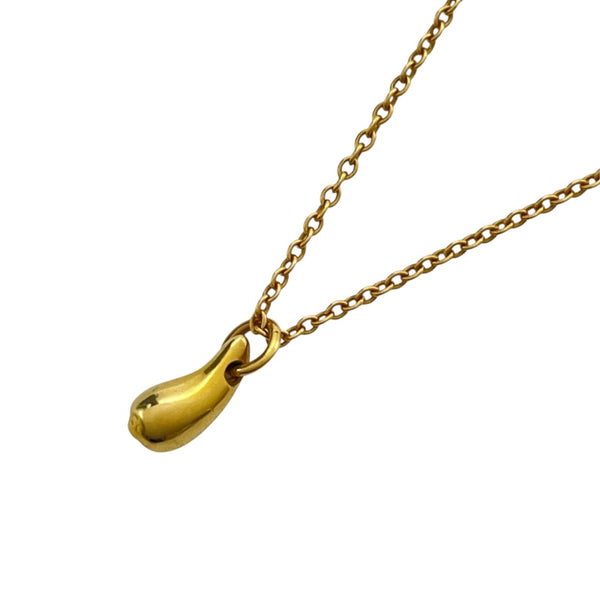 ティファニー TIFFANY＆CO ティアドロップネックレス ゴールド K18YG ジュエリー