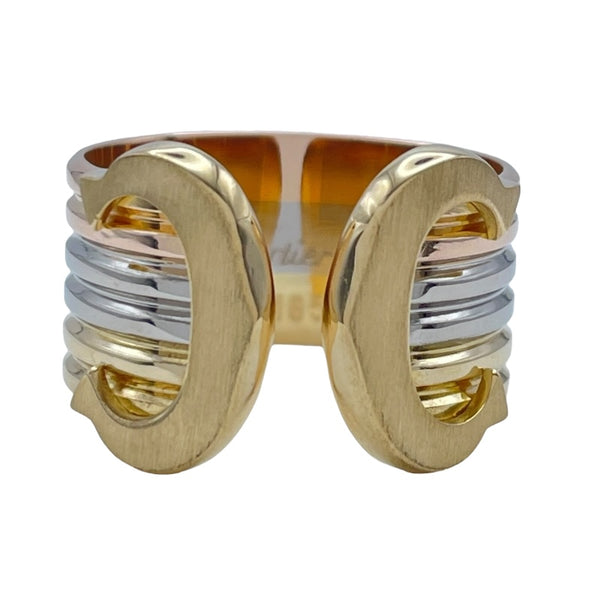 カルティエ Cartier 2CリングLM マルチカラー K18YG/K18PG/K18WG ジュエリー