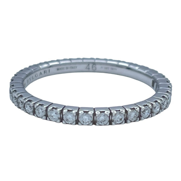 ブルガリ BVLGARI エタニティリング ホワイトゴールド K18WG ジュエリー