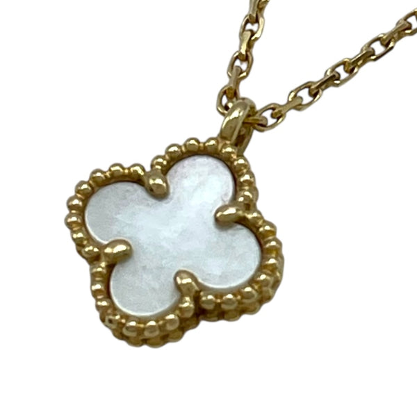 ヴァンクリーフ＆アーペル Van Cleef & Arpels スウィートアルハンブラ ネックレス ゴールド Au750/マザーオブパール ジュエリー
