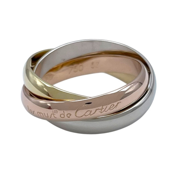 カルティエ Cartier トリニティリング マルチカラー 750 ジュエリー