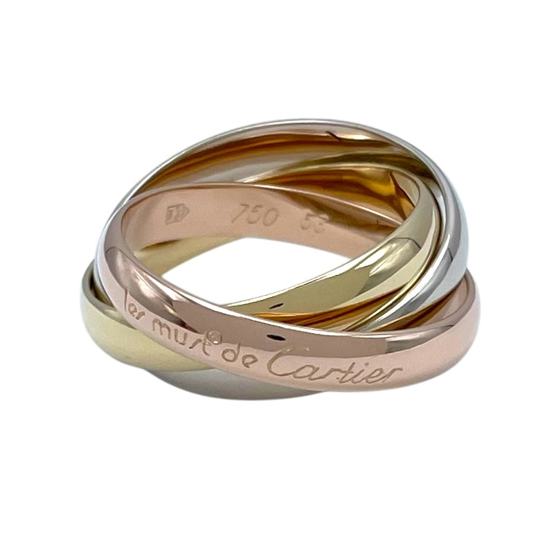 カルティエ Cartier トリニティリング マルチカラー 750 ジュエリー