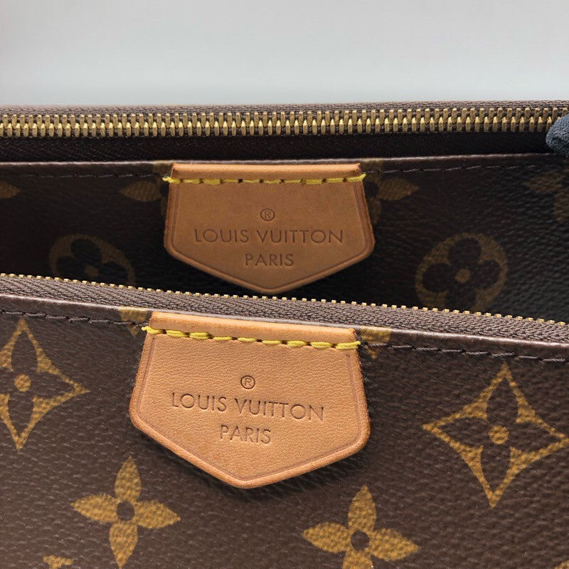 ルイ・ヴィトン LOUIS VUITTON ミュルティ・ポシェット・アクセソワール ブラウン モノグラム レディース ショルダーバッグ