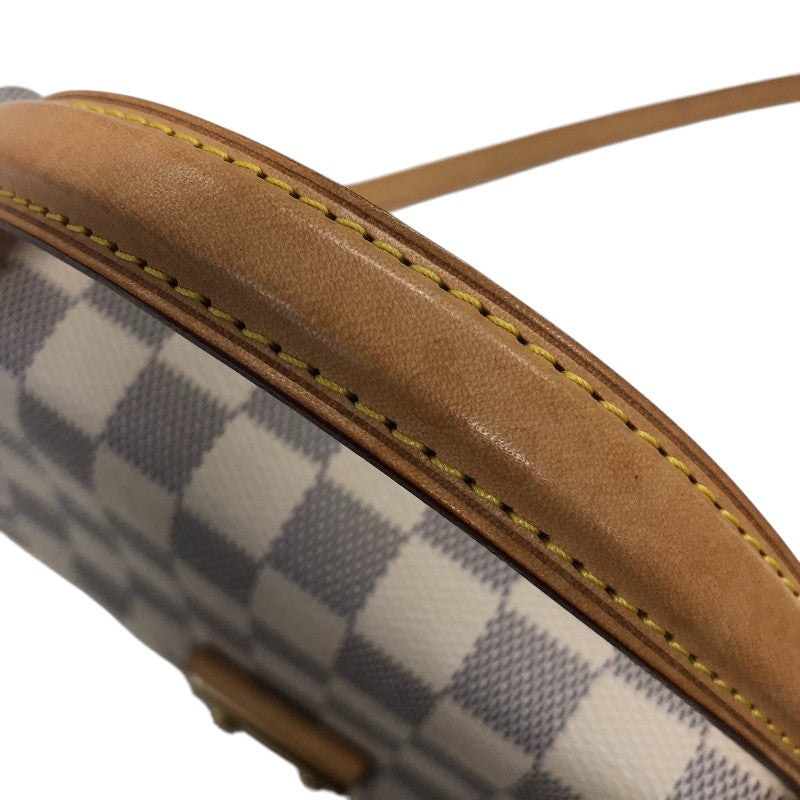 ルイ・ヴィトン LOUIS VUITTON クロワゼット N41581 ホワイト ダミエ・アズールキャンバス/レザー レディース ハンドバッグ