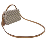 ルイ・ヴィトン LOUIS VUITTON クロワゼット N41581 ホワイト ダミエ・アズールキャンバス/レザー レディース ハンドバッグ