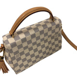 ルイ・ヴィトン LOUIS VUITTON クロワゼット N41581 ホワイト ダミエ・アズールキャンバス/レザー レディース ハンドバッグ