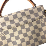 ルイ・ヴィトン LOUIS VUITTON クロワゼット N41581 ホワイト ダミエ・アズールキャンバス/レザー レディース ハンドバッグ