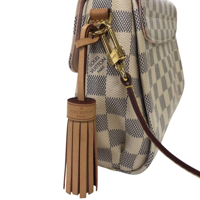 ルイ・ヴィトン LOUIS VUITTON クロワゼット N41581 ホワイト ダミエ・アズールキャンバス/レザー レディース ハンドバッグ