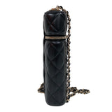 シャネル CHANEL ヴァニティーフォンケース AP2091 ブラック ラム レディース ショルダーバッグ