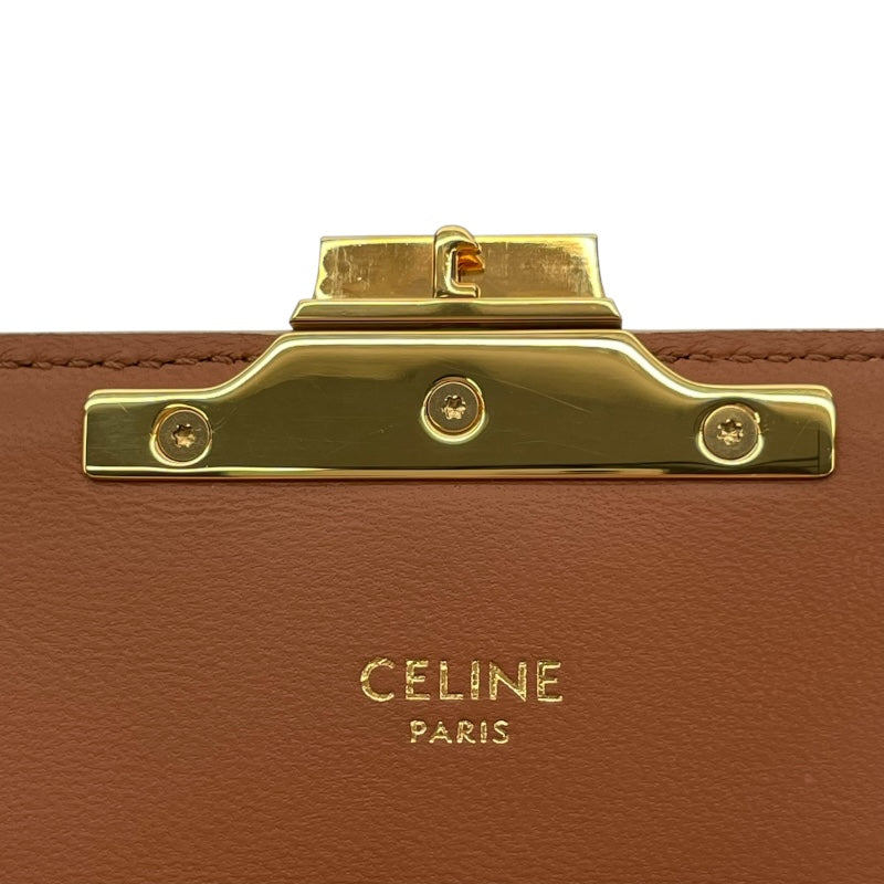 セリーヌ CELINE ショルダーバッグ クロード 194142 ホワイト トリオンフキャンバス レディース ショルダーバッグ