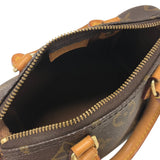 ルイ・ヴィトン LOUIS VUITTON ナノ・スピーディ M61252 ブラウン モノグラムキャンバス レディース ショルダーバッグ