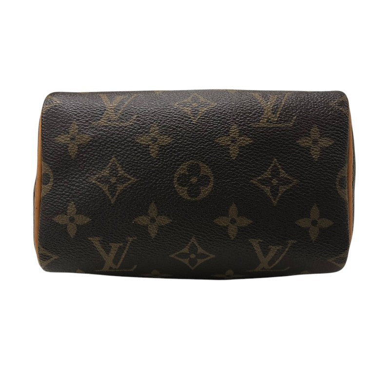 ルイ・ヴィトン LOUIS VUITTON ナノ・スピーディ M61252 ブラウン モノグラムキャンバス レディース ショルダーバッグ