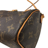 ルイ・ヴィトン LOUIS VUITTON ナノ・スピーディ M61252 ブラウン モノグラムキャンバス レディース ショルダーバッグ