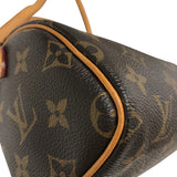 ルイ・ヴィトン LOUIS VUITTON ナノ・スピーディ M61252 ブラウン モノグラムキャンバス レディース ショルダーバッグ