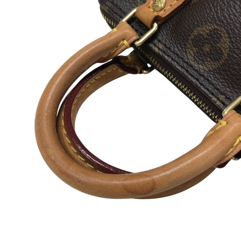 ルイ・ヴィトン LOUIS VUITTON ナノ・スピーディ M61252 ブラウン モノグラムキャンバス レディース ショルダーバッグ