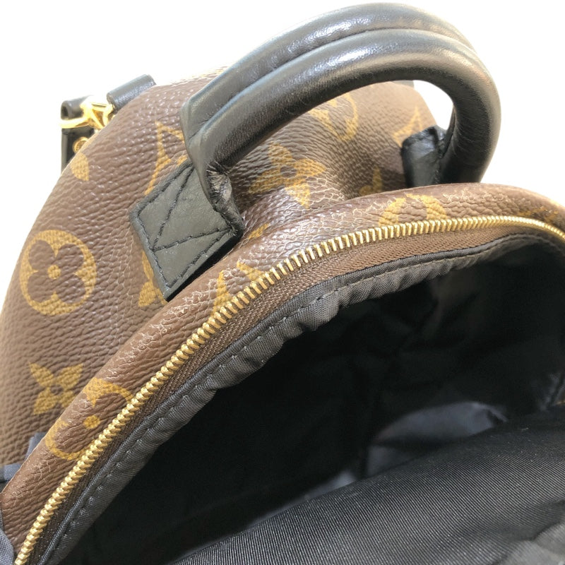 ルイ・ヴィトン LOUIS VUITTON パームスプリングス・バックパックMINI M41562 ブラウン　ゴールド金具 モノグラム レディース リュック・デイパック
