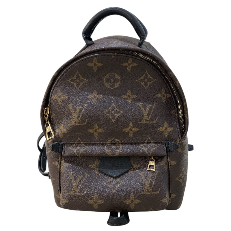 ルイ・ヴィトン LOUIS VUITTON パームスプリングス・バックパックMINI M41562 ブラウン　ゴールド金具 モノグラム レディース リュック・デイパック