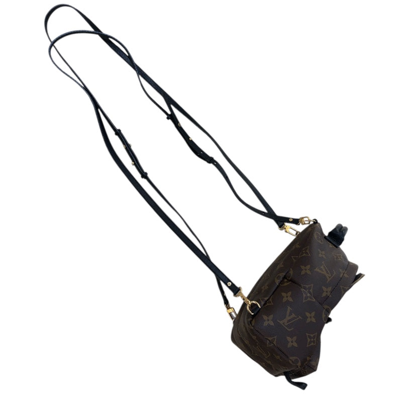 ルイ・ヴィトン LOUIS VUITTON パームスプリングス・バックパックMINI M41562 ブラウン　ゴールド金具 モノグラム レディース リュック・デイパック