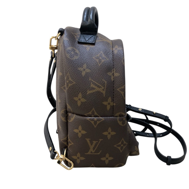ルイ・ヴィトン LOUIS VUITTON パームスプリングス・バックパックMINI M41562 ブラウン　ゴールド金具 モノグラム レディース リュック・デイパック
