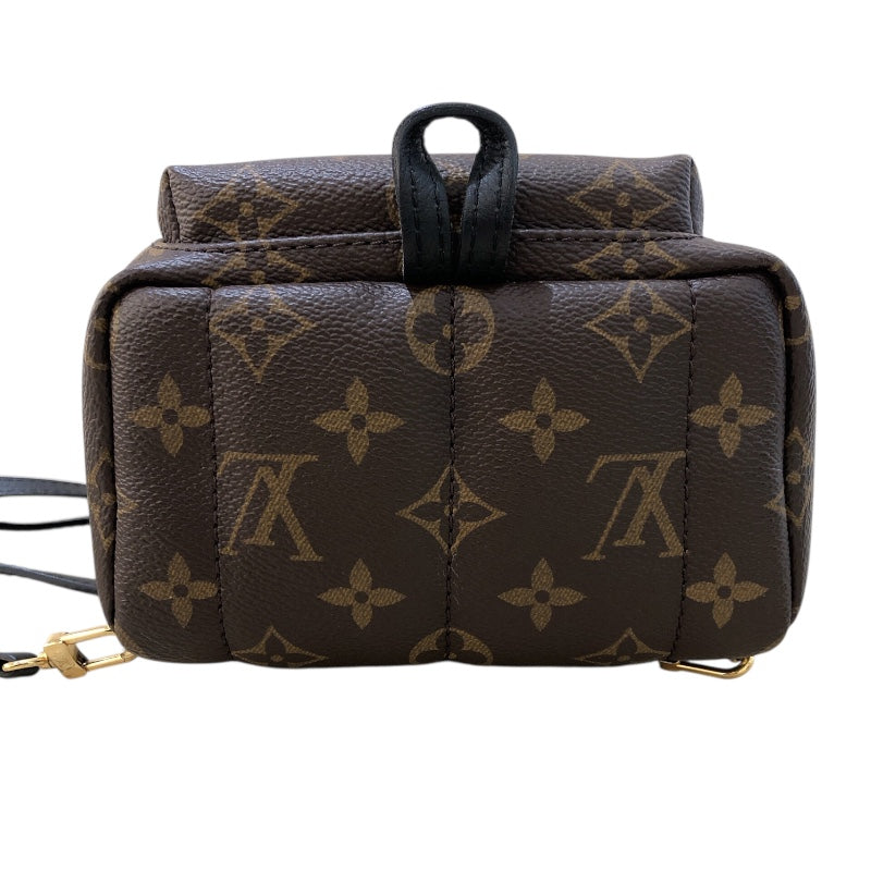 ルイ・ヴィトン LOUIS VUITTON パームスプリングス・バックパックMINI M41562 ブラウン　ゴールド金具 モノグラム レディース リュック・デイパック