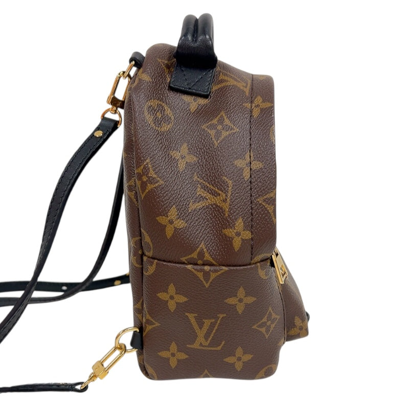 ルイ・ヴィトン LOUIS VUITTON パームスプリングス・バックパックMINI M41562 ブラウン　ゴールド金具 モノグラム レディース リュック・デイパック